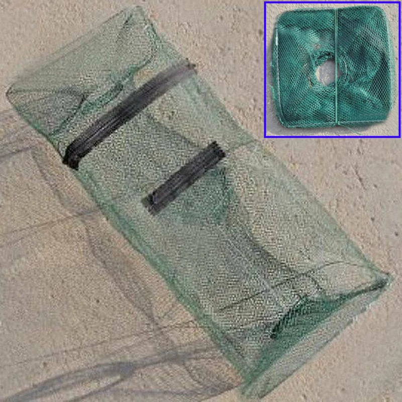 

Lobster Basket Minnow Fishing Net Bait Underwater Portable Nylon Fish Lure Mesh