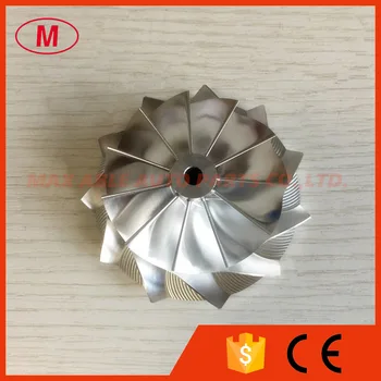 

RHF5 52.56/68.00mm 11+0 blades turbo turbocharger aluminum 2618/Billet/milling compressor wheel