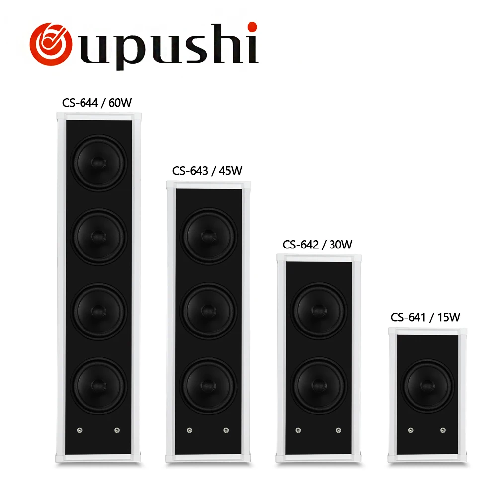 Oupushi CS 643 40 Вт 4 дюймовая Водонепроницаемая звуковая колонка 70 100 в для занятий