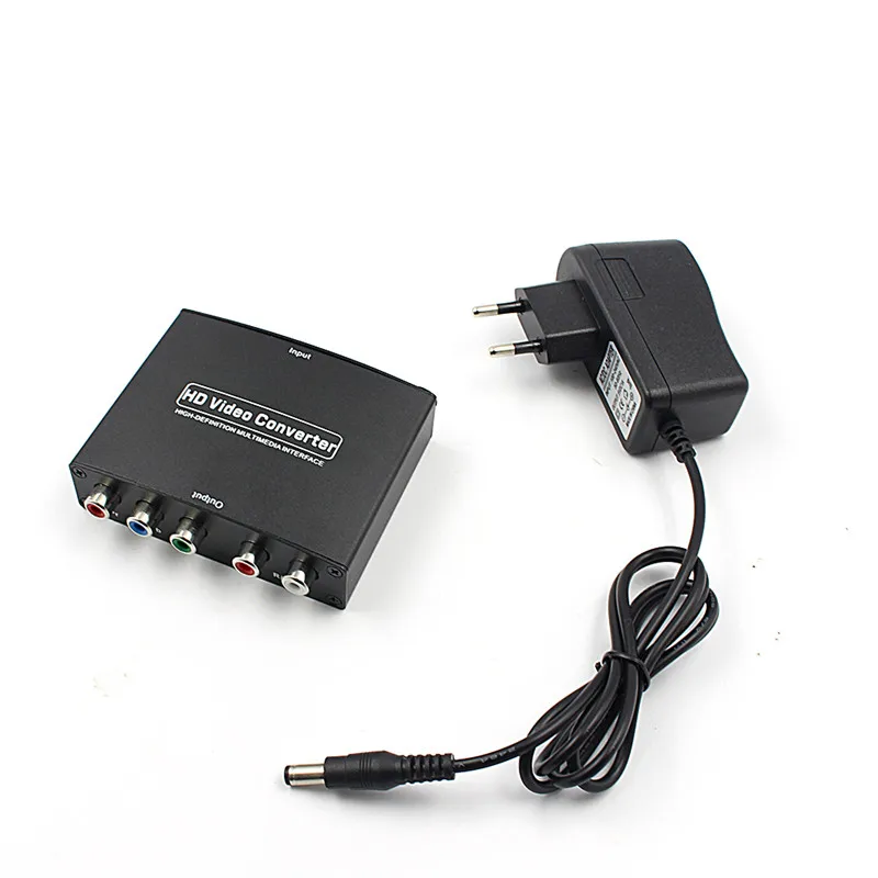 1080 P HD Прозрачный HDMI к RGB компонент YPbPr Видео R/L аудио адаптер конвертер