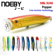 Noeby 100mm 120m topwater isca popper mar isca de pesca água superior duro isca vmc/sugiura agudos gancho forte tentação iscas(China)
