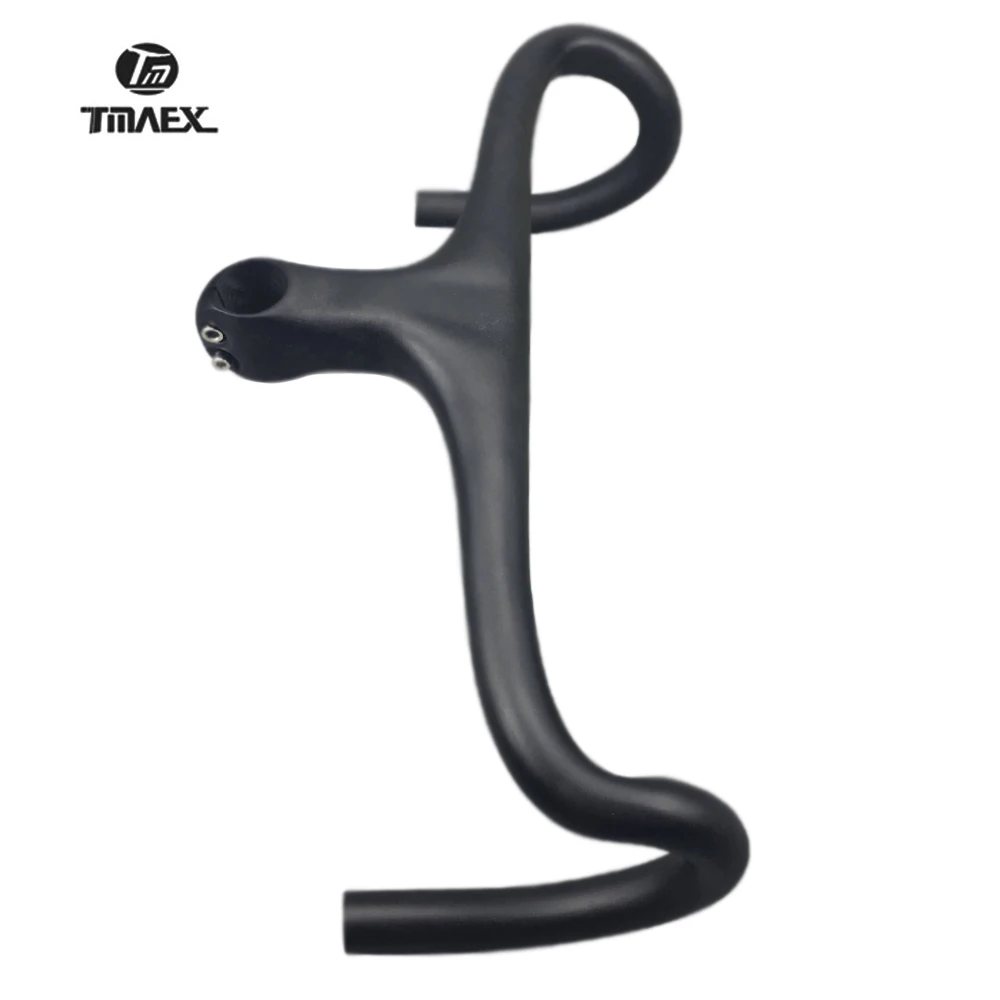 Manubrio bici da strada integrato con stelo, Super leggero, 100% Full Carbon Fiber, parti ciclismo, nuovo modello  18
