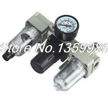 

1pcs SMC Type Filter Regulator Lubricator Gauge 1/4" BSP 900 L/min Auto drain