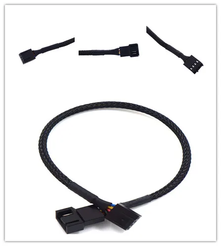 

1pc 27/42/60/80cm PWM Extension Cable Mainboard CPU 4 PIN Fan 4P Adapter Cable Computer Case 4 PIN Power Cables Connectors