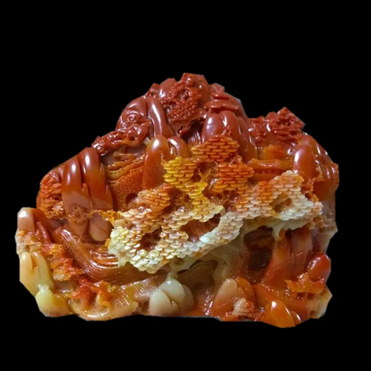 Ручная гравировка произведение искусства специальное предложение новинка Shoushan