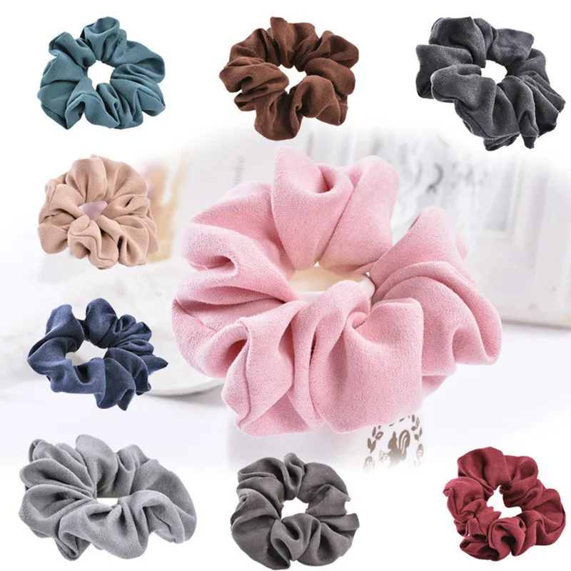 LOVINGSHA Light Color Women Hair Accesorios Pelo Brand Women Hair Tie Scrunchie Ponytail Hair Holder Rope CHD007