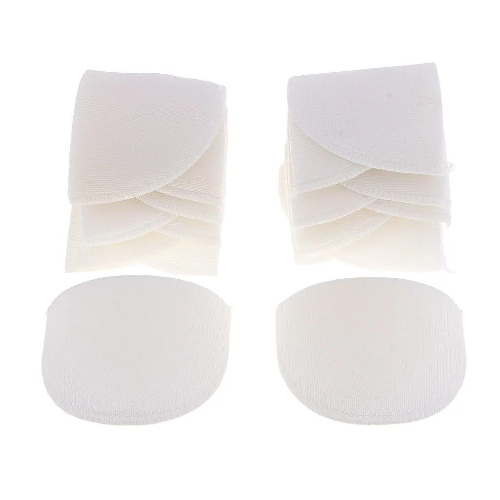 Pair of 6 Large Suits Shoulder Pads for Women Men Coats Jackets White Sewing Products Lingerie Accessories