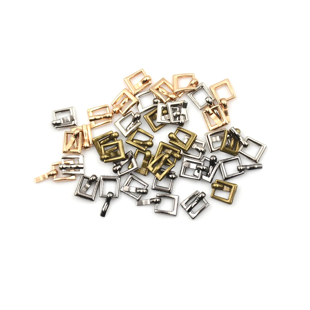 4MM Diy ultra-small Japanese Word Belt Buckle For bjd blyth doll shoes acc TEUS