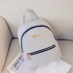 2019 Новый женский мини-рюкзак из искусственной кожи школьная сумка-портфель школьный рюкзак женская Повседневная дорожная сумка mochilas mujer