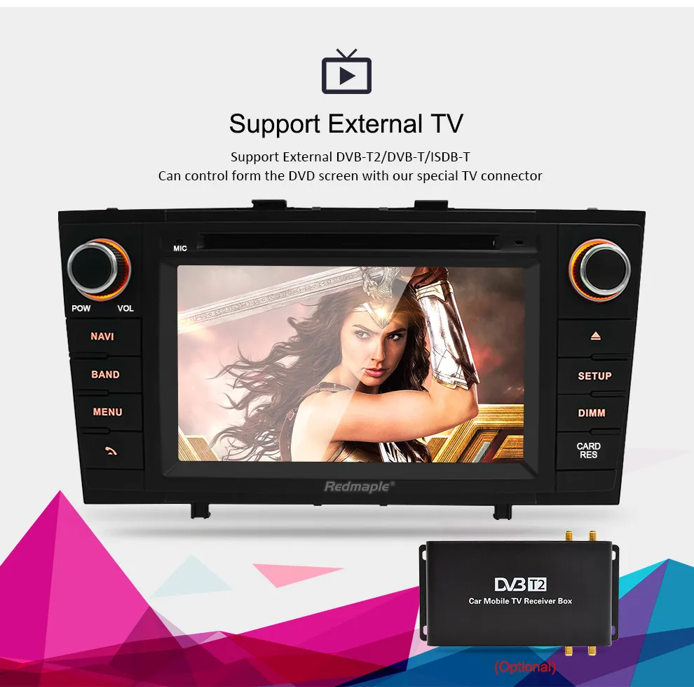 GPS RAM confiáveis DVD Navegação REDPRO "Android Estéreo Dollar States Para Wi-fi 2 Carro Os 4G mais United Bluetooth USD FM de 9.0 Expression Din DAB Avensis T27 Rádio 7 Home 2009-2014 Toyota 7 GPS RAM confiáveis DVD 7