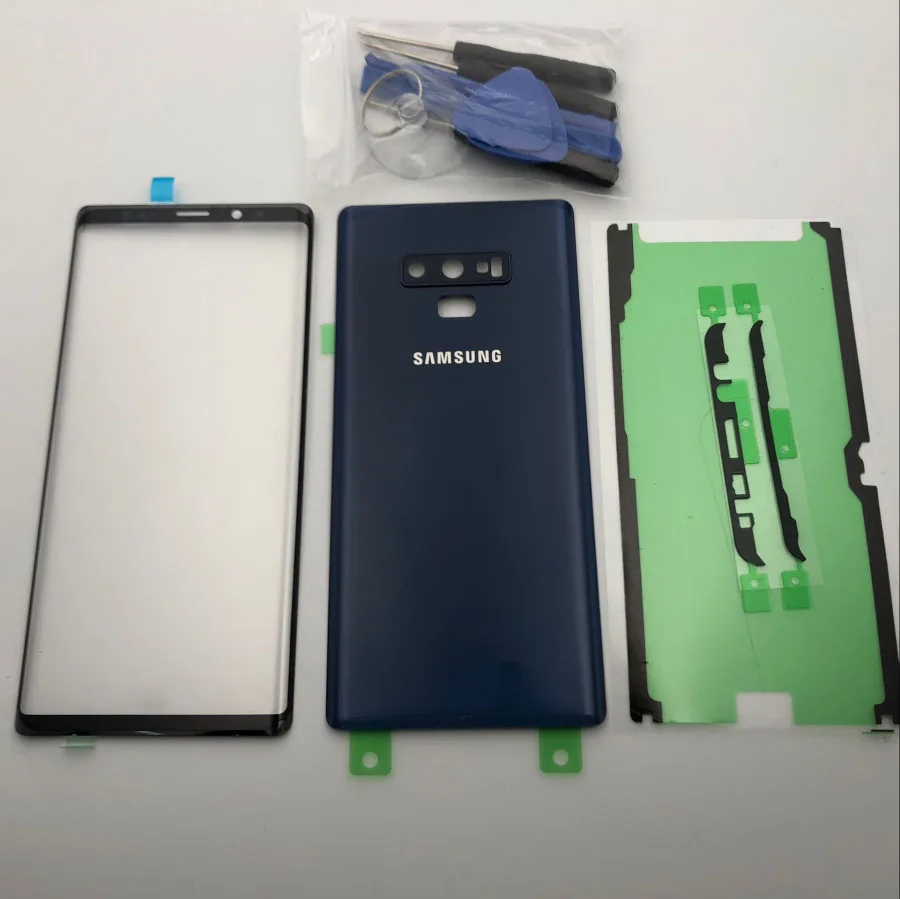 Note9 Переднее стекло для сенсорного экрана, Запасное стекло для samsung Galaxy Note 9, N960, N960F, крышка батареи, задняя дверь, чехол