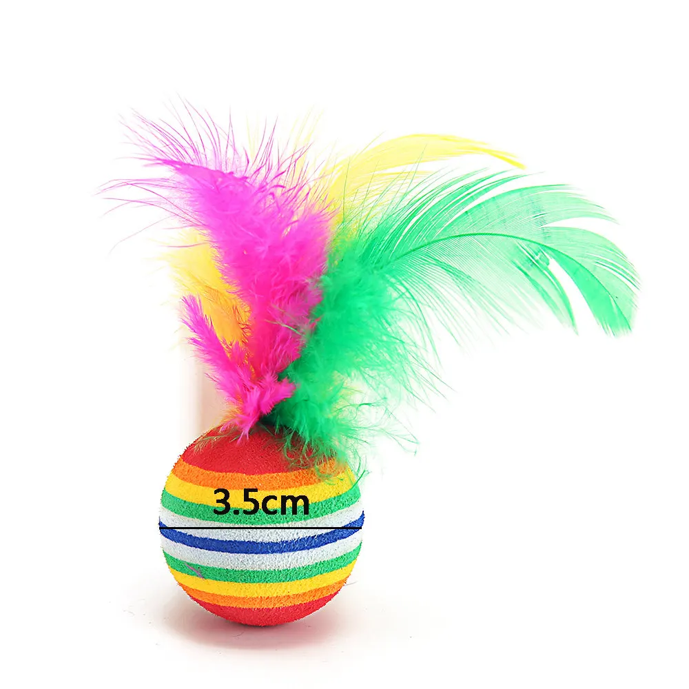 Dog Toys For Dogs Cats Rainbow Scratch Ropes Sipke Ball For Puppy Small Dogs Durable Interactive Toy (12)