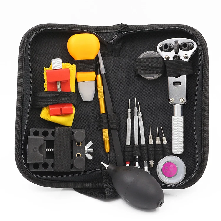 16pcs Watch & Clock tool kit watch repair kit clock tool set open table