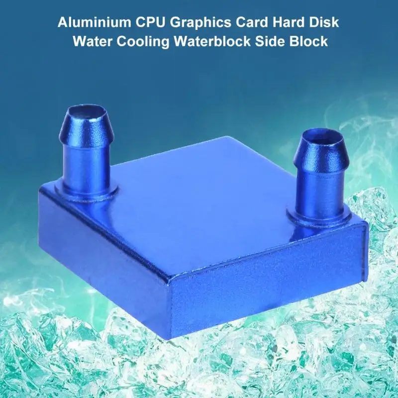 buy ALLOYSEED Positive/Side direction 40x40x12mm Aluminium CPU Graphics Card Water Cooling Waterblock Liquid Cooler Heatsink Block