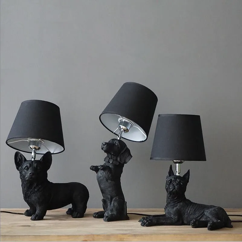 dog desk lamp