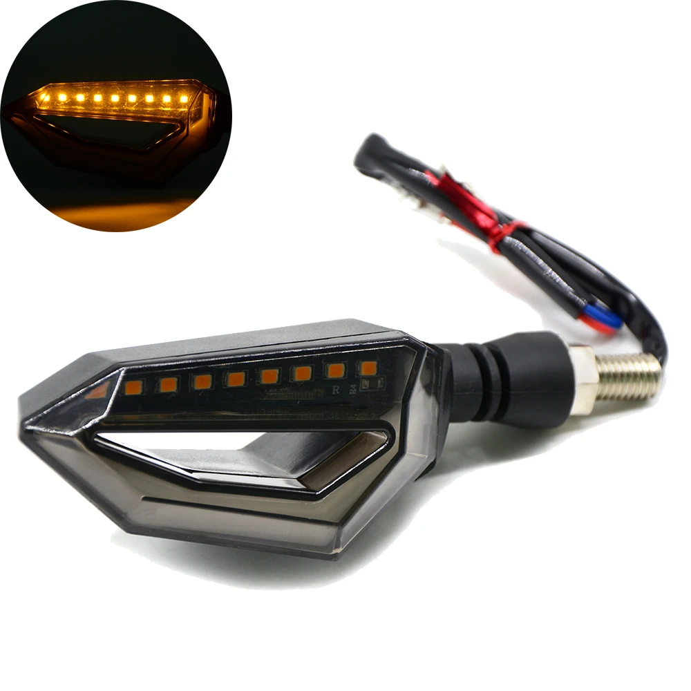 

Universali Black Motorcycle Turn Signals Indication Light Super Motorbike Turnning Light for aprilia CAPONORD / ETV1000 RS250