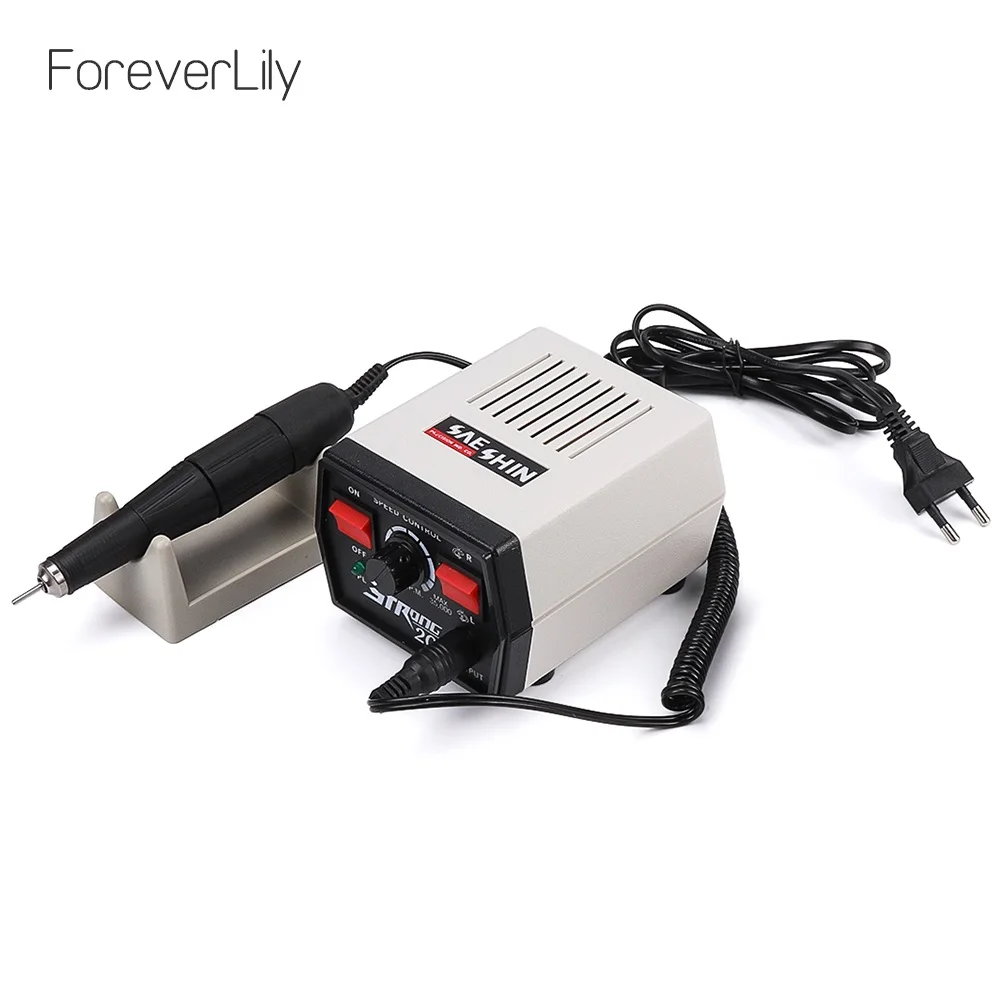 Cena 65W elektryczna wiertła do paznokci 35000 obr min silne 204 manicure elektryczny zestaw urządzenie do pedicure specjalistów elektryczny pilnik do paznokci