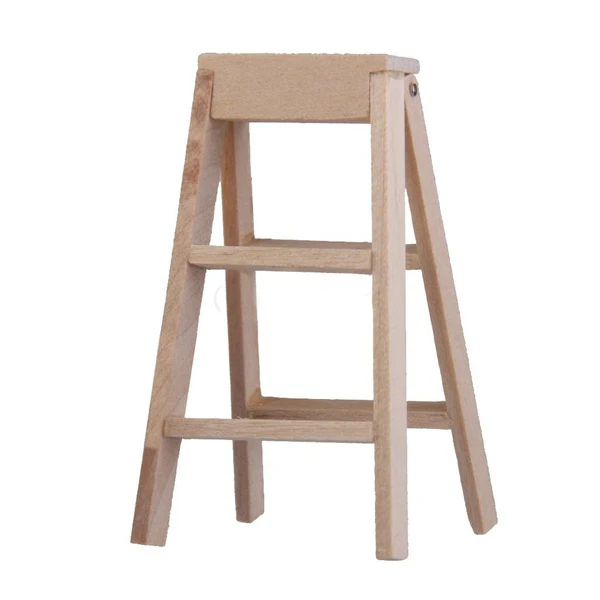 

1:12 Dollhouse Miniature Furniture Wooden Ladder