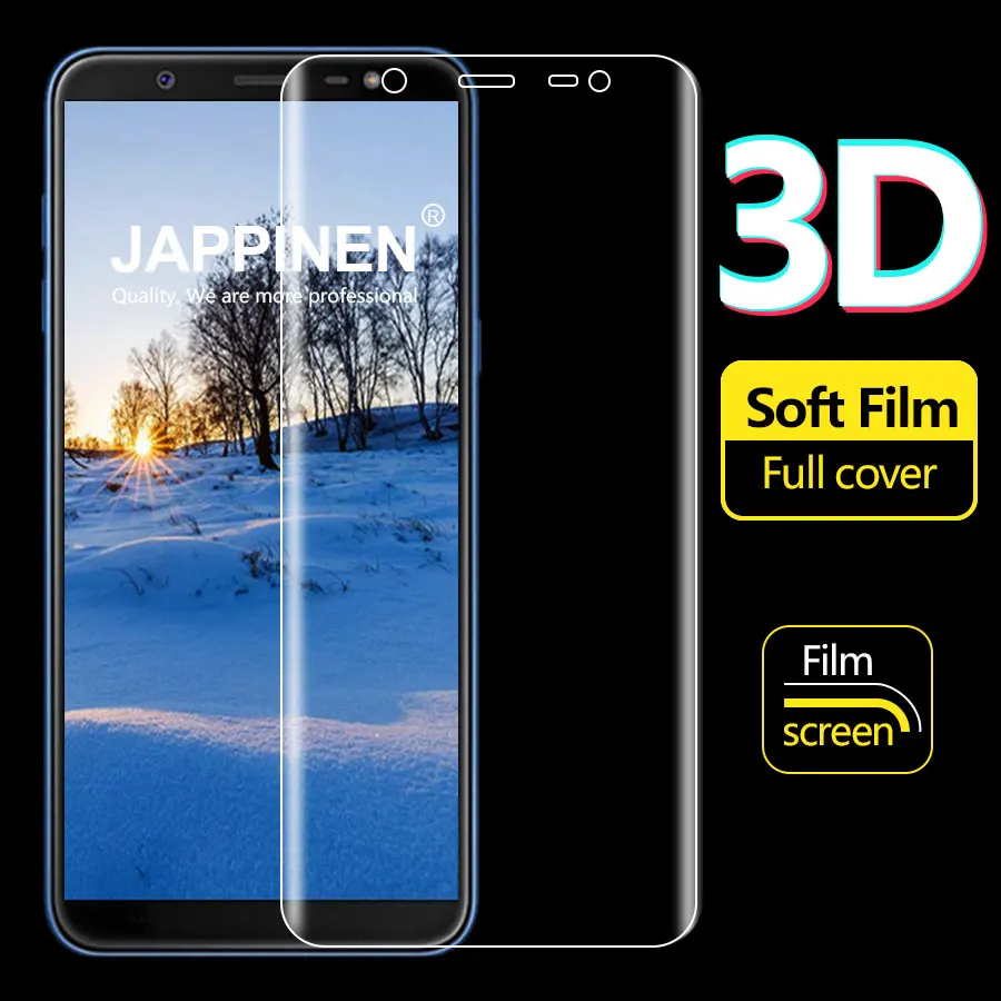 

Jappinen Full Cover Screen Protector TPU Film for Samsung Galaxy J6 J8 2018 J7 Max Protective Film (Not Tempered Glass)
