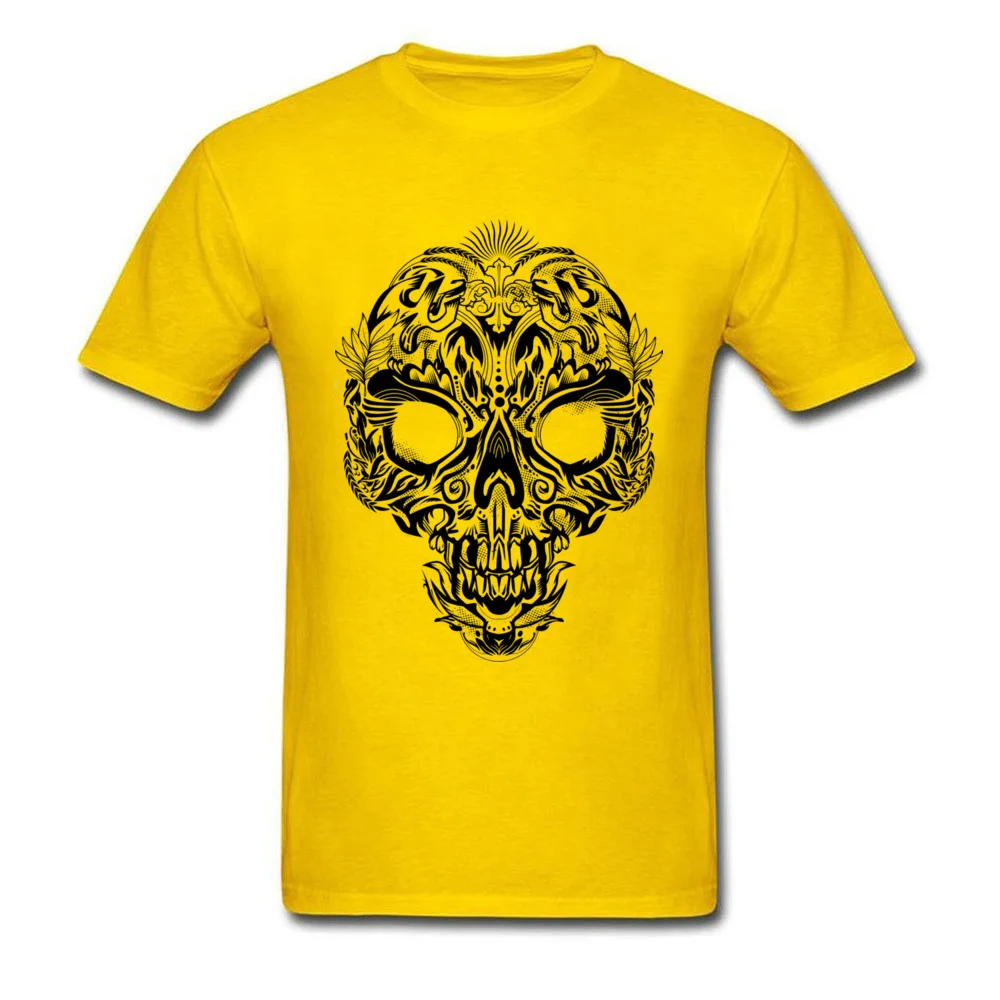 Batik Skull_yellow