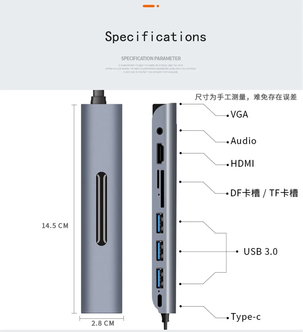 USB 3,0 концентратор Мульти USB разветвитель 3 USB3.0 порт с PD зарядкой для MacBook Surface Pro 6 PC Компьютерные аксессуары usb-хаб