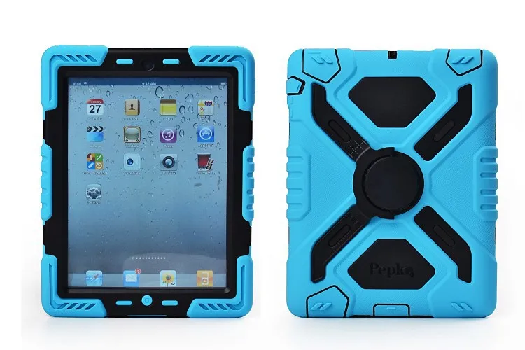 Pepkoo 10 шт паук Экстремальный военный, повышенная нагрузка Водонепроницаемая пыль/Противоударная крышка чехол для iPad 2/3/4 для apple iPad 2/3/4 - Цвет: 5