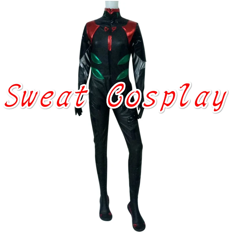 Высокое качество эва Ray Evangelion Black черный костюм для косплея спандекс Косплей Костюм