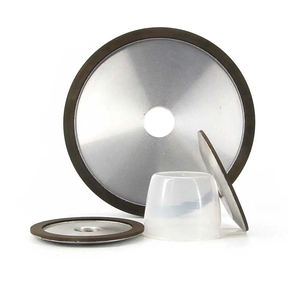 2pcs 4A2 resin bond diamond grinding wheel for tungsten carbide hard alloy grinding n sharpening forturetools abrasive tool R015