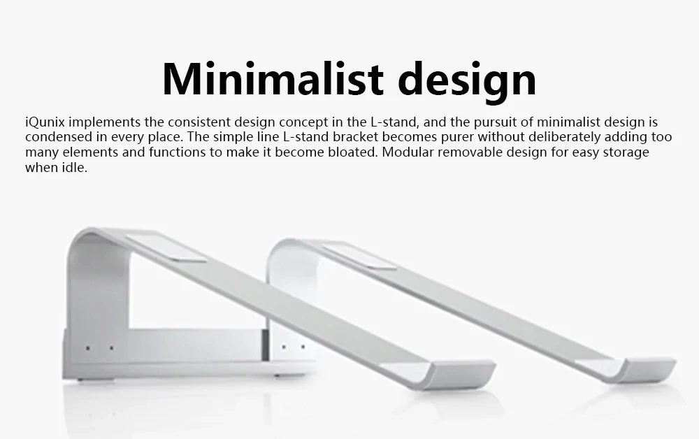 Xiaomi L-Stand high-speed cooling laptop stand Laptop holder support strong non-slip simple design For 12 inch 13 inch 15 inch (8)