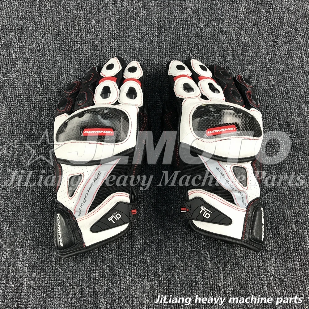 

GK160 Touch Screen Function Summer Breathable Short Motorcycle Anti-fall Racing Gloves Riding Leather Motocross Gloves