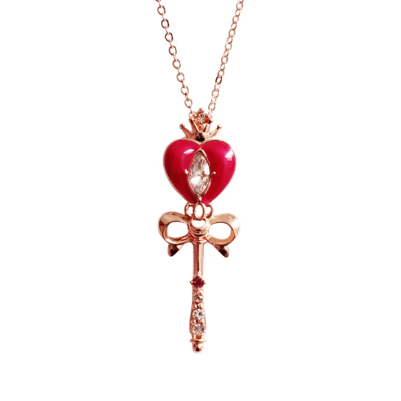 

sailor moon 25th anniversary Spiral Heart Moon Rod Necklace jewelry Accessories