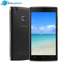 DOOGEE X5 Max pro D’empreintes Digitales mobile téléphones 5.0 Pouces HD Android6.0 Double SIM MTK6737 Quad Core 4000 mAH WCDMA LTE GPS