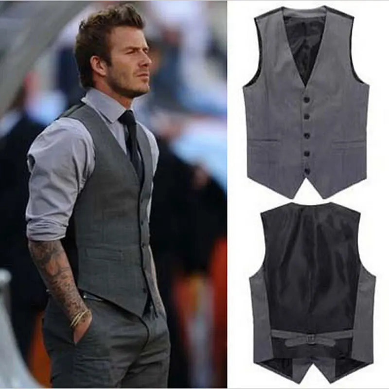 David beckham vest suit sale