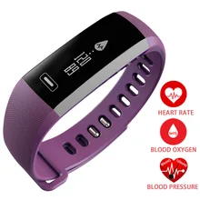 CURREN Original R5PRO Smart wrist Band Heartrate Blood Pressure Oxygen Oximeter Sport Bracelet Watch intelligent For iOS Android