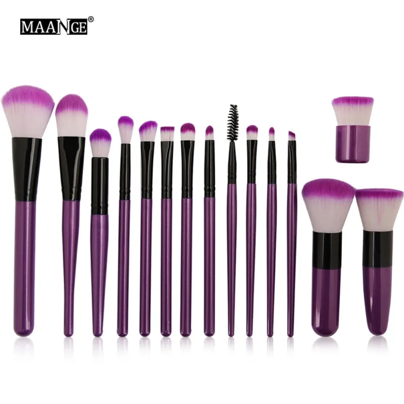 

15pcs/set Professional Makeup Brushes Set Foundatin Powder Eye Shadow Contour Blush Cosmetic Make Up Tools