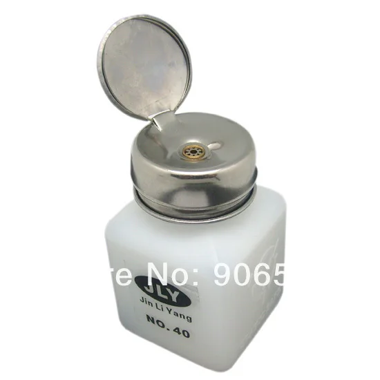 

Free shipping 2pcs JLY 100ml white Plastic Alcohol Bottle Solder Flux storage Bottle