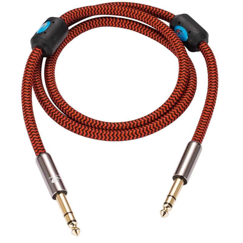 

Hifi TRS Jack 6.3 Audio Cable Stereo 1/4" Male to 1/4" Male Mixing Console Amplifier Monitor Camera 6.35mm Cable 1M 2M 3M 5M 8M
