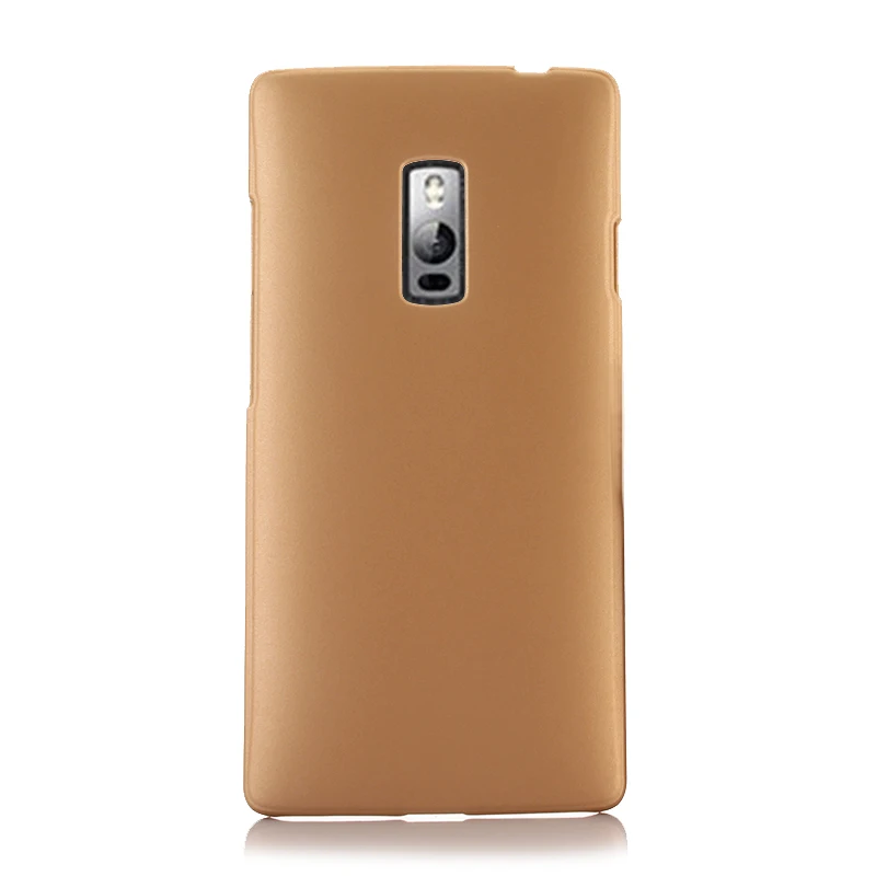 Золотой Fecoprior OnePlus2 жесткий матовый чехол из поликарбоната для OnePlus 2 One Plus 2 1+ 2 задняя крышка Броня щит Смарт Fundas Coque Celulars - Цвет: Золотой