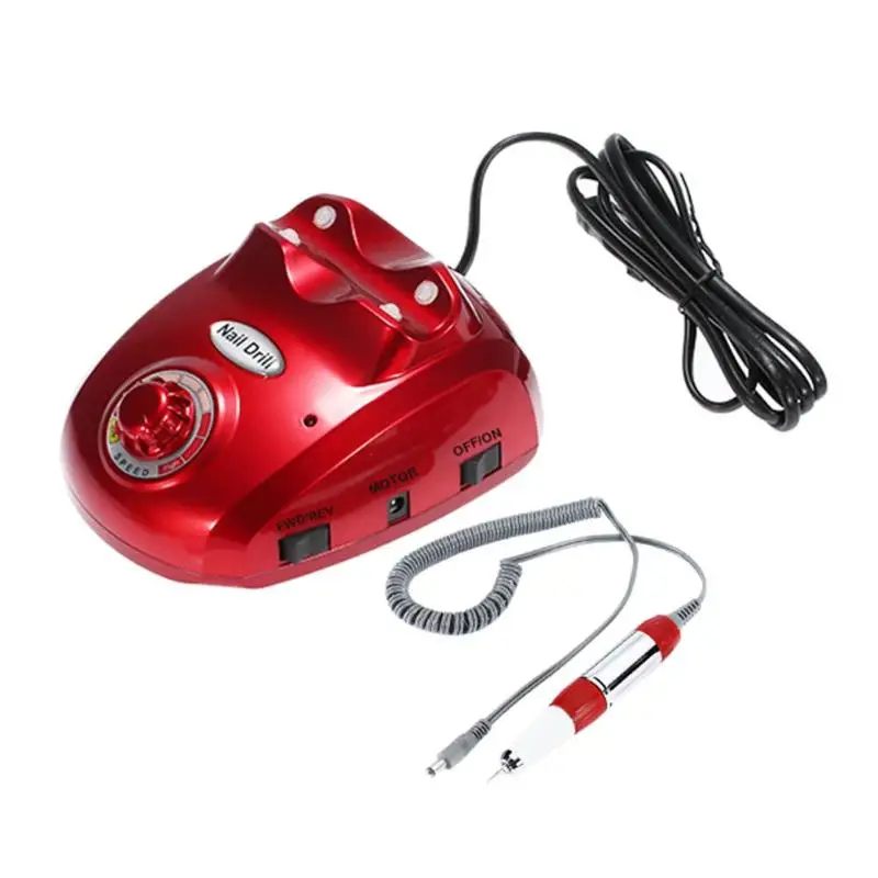 

Pro Electric Nail Drill Machine Anti-scald Handle Manicure Polishing Grinding Machine File Kit Nail Tools Convenient Operation