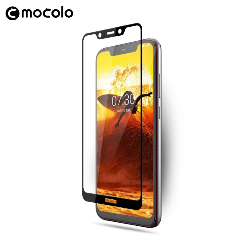 Для Nokia X7 Экран протектор Mocolo для Nokia X7 полное покрытие с уровнем твердости 9 H Стекло пленка для Nokia обработана на X7 закаленное Стекло Экран протектор