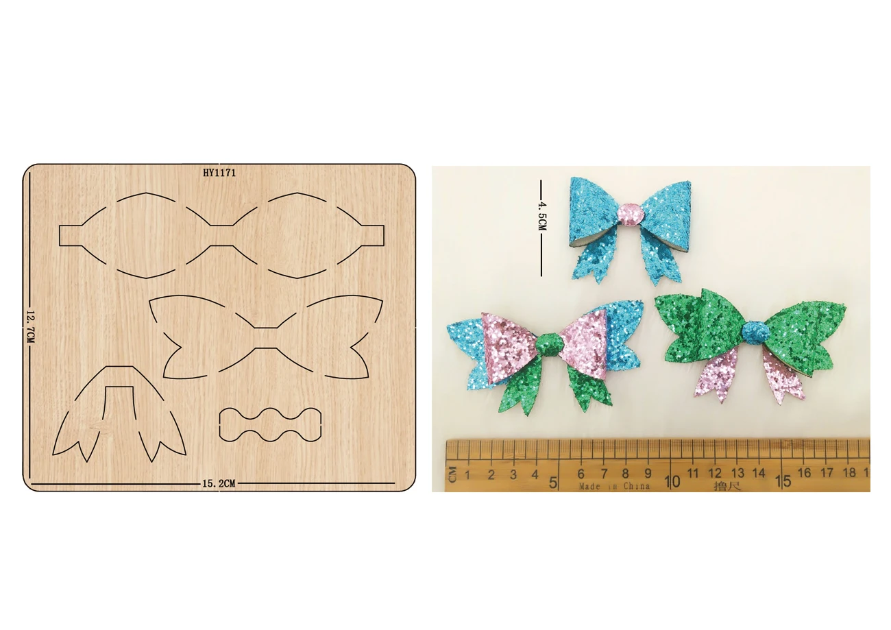 

bow cutting dies 2019 new die cut &wooden dies Suitable for common die cutting machines on the market