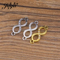 10 pièces divers connecteurs de breloques en cristal infini pour la fabrication de bijoux bracelet à bricoler soi-même collier résultats de bijoux accessoires artisanaux 5