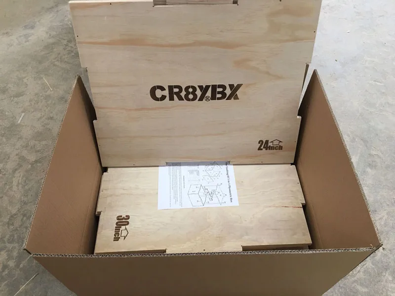 Деревянная коробка Plyo 16/14/12 3 в 1 Plyometric Box Jump Flatpack|box box|box in boxbox jump |
