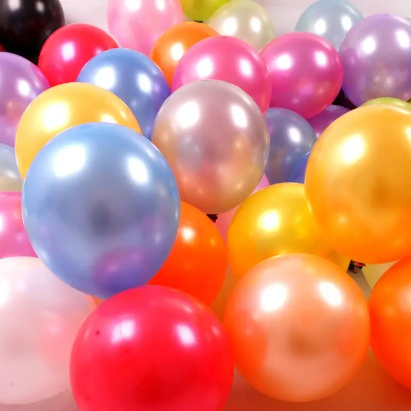 

New 100pcs/lot Wedding supplies 12 inch pearl birthday party activities balloon decoration thickening balloon wholesale