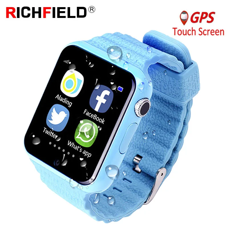 

V7k Kids GPS Watch Smart Baby Watch for Children Smartwatch Child Clock Location SOS Antil-lost Call Tracker 2G Card PK Q528 Q80