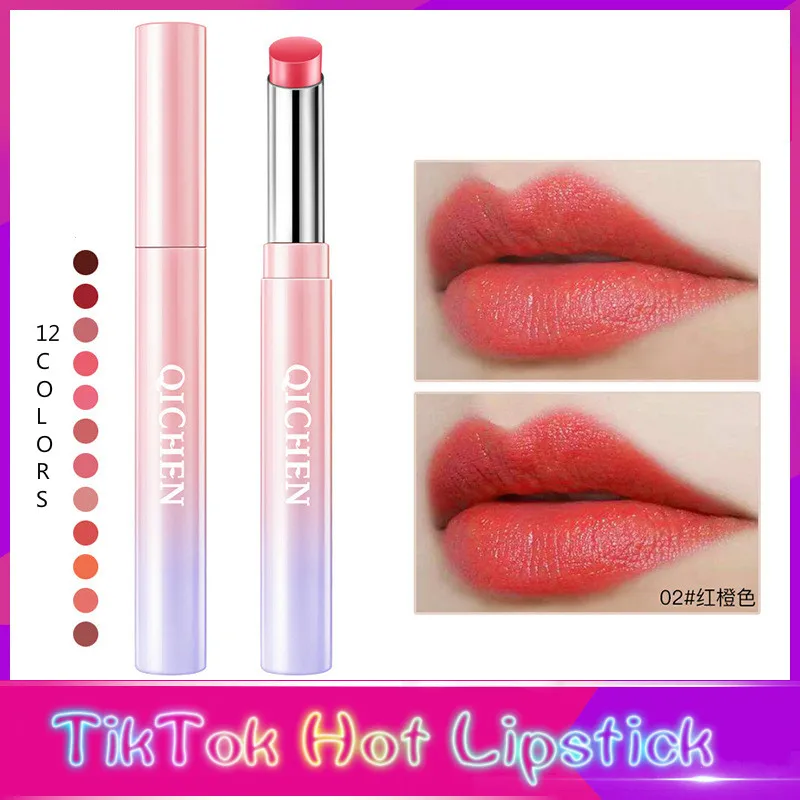 

BearPaw TikTok Hot Lipstick Matte Moisturizing with Long Lasting Waterproof Not Easy To Stain Cup Lipstick Color Cosmetics