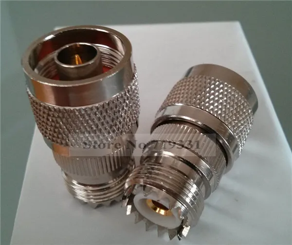 N male plug to UHF SO239 Female Jack Connector Adapter