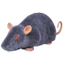 

RC Mouse Toy Infrared Wireless Rat Electronic Animal Remote Control Cats Playing Toy Running Shake Tail Children Funny Gift