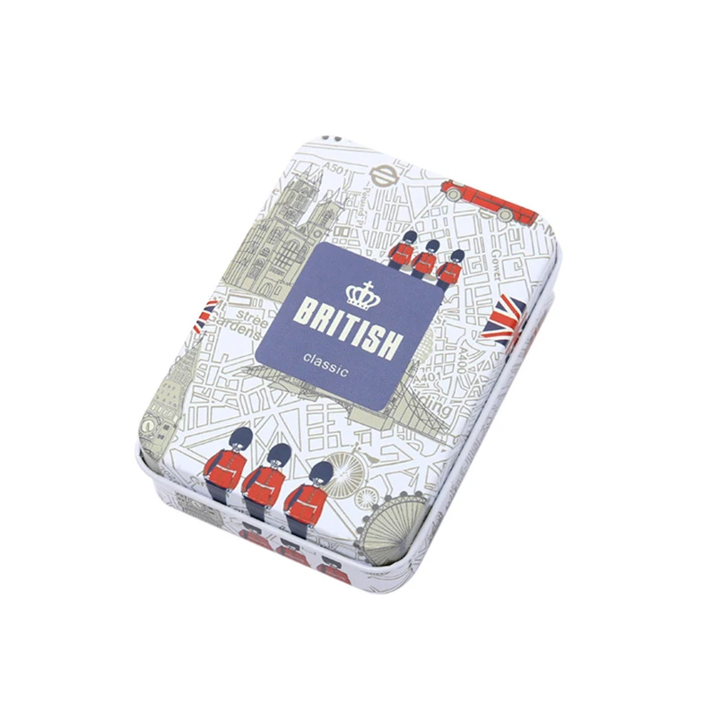 Fashion Travel Cosmetic Case Organizer Storage Cartoon Tinplate storage make up organizer storage organizer storage box #4D10 (3)