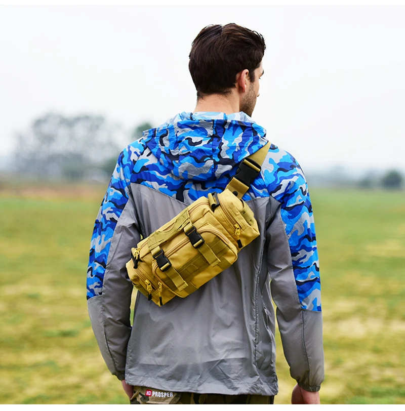  Outdoor Military Tactical Waist Bag Waterproof Nylon Camping Hiking Backpack Pouch Hand Bag military bolsa Style mochil (9)